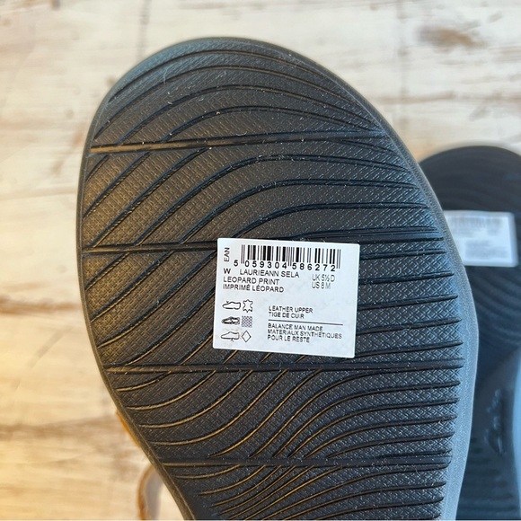 Clarks Collection Ankle Strap Sandals -Laurieann Sela Animal Print Size 8 - Picture 5 of 5